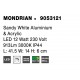 Sandy White Aluminium & Acrylic LED 12 Watt 230 Volt 913Lm 3000K IP44 L: 41.5 W: 14 H: 6 cm - PNL9053121 - NOVALUCE