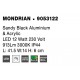 Sandy Black Aluminium & Acrylic LED 12 Watt 230 Volt 913Lm 3000K IP44 L: 41.5 W: 14 H: 6 cm - PNL9053122 - NOVALUCE