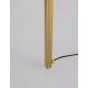 Gold Aluminium & Acrylic LED 6 Watt 230 Volt 348Lm 3000K IP20 Cable Length: 200 cm L: 22 W: 12 H: 20 cm - PNL9054401 - NOVALUCE