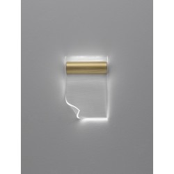 Gold Aluminium & Acrylic LED 6 Watt 230 Volt 421Lm 3000K IP20 L: 20 W: 7.4 H: 28.5 cm - PNL9054454 - NOVALUCE