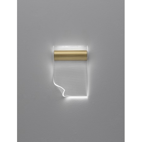 Gold Aluminium & Acrylic LED 6 Watt 230 Volt 421Lm 3000K IP20 L: 20 W: 7.4 H: 28.5 cm - PNL9054454 - NOVALUCE