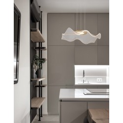 Gold Aluminium & Acrylic LED 15 Watt 230 Volt 1296Lm 3000K IP20 L: 50 W: 50 H: 150 cm Adjustable Height - PNL9054501 - NOVALUCE