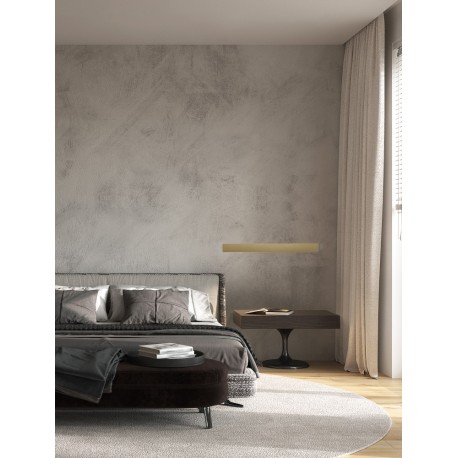 Gold Aluminium LED 36 Watt 230 Volt 2614Lm 3000K IP44 L: 90 W: 2.7 H: 7.5 cm - PNL9060912 - NOVALUCE