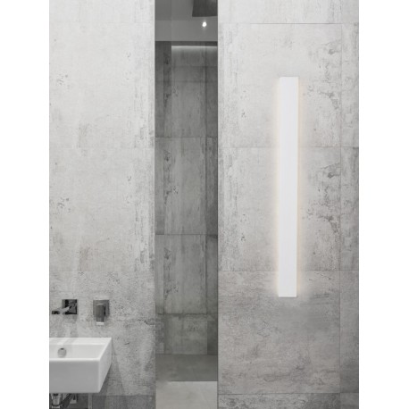 Sandy white Aluminium LED 36 Watt 230 Volt 2614Lm 3000K IP44 L: 90 W: 2.7 H: 7.5 cm - PNL9060914 - NOVALUCE