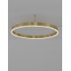 Triac Dimmable Brass Gold Aluminium & Acrylic LED 50 Watt 230 Volt 4166Lm 3000K IP20 D: 80 W: 1.2 H: 18 cm - PNL9063603 - NOVALU