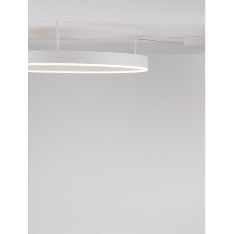 Triac Dimmable Sandy White Aluminium & Acrylic LED 50 Watt 230 Volt 4166Lm 3000K IP20 D: 80 W: 1.2 H: 18 cm - PNL9063605 - NOVAL
