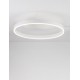Triac Dimmable Sandy White Aluminium & Acrylic LED 50 Watt 230 Volt 4166Lm 3000K IP20 D: 80 W: 1.2 H: 18 cm - PNL9063605 - NOVAL