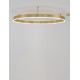Triac Dimmable Brass Gold Aluminium & Acrylic LED 60 Watt 230 Volt 4552Lm 3000K IP20 D: 100 W: 1.2 H: 18 cm - PNL9063606 - NOVAL