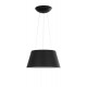Sandy Black Metal White Diffuser Inside LED 33 Watt 230 Volt 1680Lm 3000K IP20 D: 45 H1: 22 H2: 120 cm Adjustable Height - PNL90