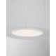 Sandy White Metal White Diffuser Inside LED 33 Watt 230 Volt 1680Lm 3000K IP20 D: 45 H1: 22 H2: 120 cm Adjustable Height - PNL90