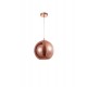Gradient Copper Glass Chrome Aluminium LED E27 1x12 Watt 230 Volt IP20 Bulb Excluded D: 25 H1: 26.5 H2: 120 cm Adjustable heigh