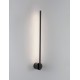 Sandy Black Aluminium LED 10 Watt 220-240 Volt 700Lm 3000K IP20 L: 1.5 W: 6.5 H: 60 cm - PNL9081800 - NOVALUCE
