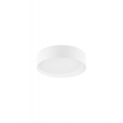 Triac Dimmable Sandy White Aluminium & Acrylic LED 30 Watt 230 Volt 1800Lm 3000K IP20 D: 45 H: 12 cm - PNL9085222 - NOVALUCE