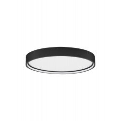 Triac Dimmable Sandy Black Aluminium & Acrylic LED 30 Watt 220-240 Volt 2400Lm 3000K IP20 D: 45 H: 5 cm - PNL9085231 - NOVALUCE