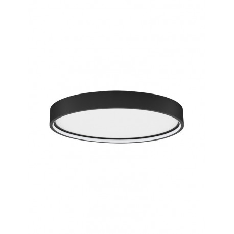 Triac Dimmable Sandy Black Aluminium & Acrylic LED 30 Watt 220-240 Volt 2400Lm 3000K IP20 D: 45 H: 5 cm - PNL9085231 - NOVALUCE
