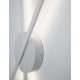 Sandy White Aluminium & Acrylic LED 20 Watt 230 Volt 890Lm 3000K IP20 L: 24.5 W: 5 H: 53 cm - PNL9100201 - NOVALUCE