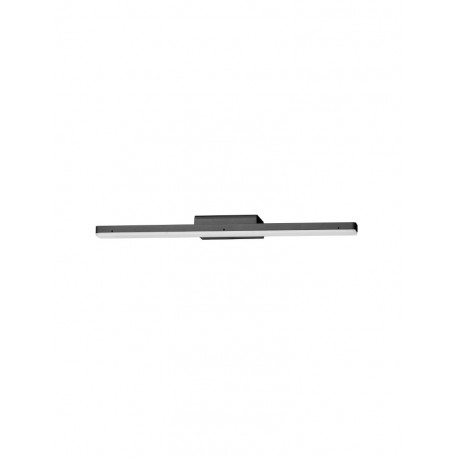 Dark Grey Aluminium & Acrylic LED 12 Watt 100-240 Volt 1802Lm 3000K IP44 L: 45 W: 9.5 H: 3 cm - PNL9136172 - NOVALUCE