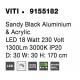 Sandy Black Aluminium & Acrylic LED 18 Watt 230 Volt 1300Lm 3000K IP20 Cable Length: 180 cm D: 30 W: 30 H: 170 cm - PNL9155182 -