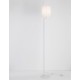 White Fabric Shade & White Aluminium Switch On/Off LED E27 1x12 Watt 230 Volt IP20 Bulb Excluded Cable Length: 192 cm D: 20 H1: 