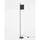 Black Fabric Shade & Black Aluminium Switch On/Off LED E27 1x12 Watt 230 Volt IP20 Bulb Excluded Cable Length: 192 cm D: 20 H1: 