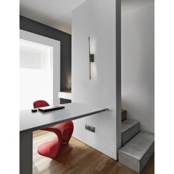 BlackMetal & Acrylic LED 11 Watt 230 Volt 532Lm 3000K IP20 L: 74 W: 12 H: 14 cm Rotating & Adjustable - PNL9180723 - NOVALUCE