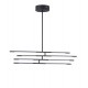 Triac Dimmable Black Metal & Acrylic LED 48 Watt 230 Volt 3633Lm 3000K IP20 Included Two parts Of Metal 33 & 43 cm L: 84 W: 80