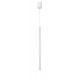 Sandy White Aluminium LED 3 Watt 230 Volt 180Lm 3000K IP20 D: 2.5 H1: 60 H2: 150 cm Adjustable Height