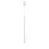 Sandy White Aluminium LED 3 Watt 230 Volt 180Lm 3000K IP20 D: 2.5 H1: 60 H2: 150 cm Adjustable Height