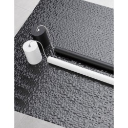 Sandy Black Aluminium LED 3 Watt 230 Volt 180Lm 3000K IP20 D: 2.5 H1: 60 H2: 150 cm Adjustable Height - PNL9184022 - NOVALUCE