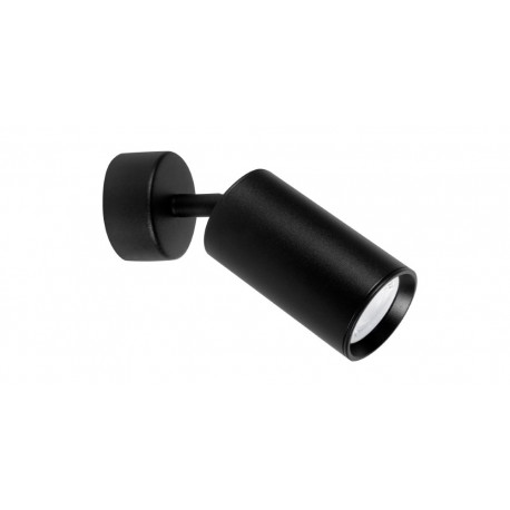 Sandy Black Aluminium LED GU10 1x10 Watt IP20 220-240 Volt Bulb Excluded D: 5.6 H: 15 cm - PNL9184312 - NOVALUCE