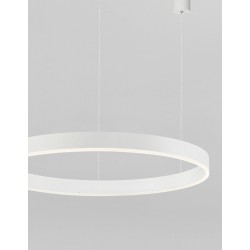 3000K Triac Dimmable Sandy White Aluminium & Acrylic LED 60 Watt 4165Lm 230 Volt IP20 D: 100 H: 200 cm Adjustable Height - PNL