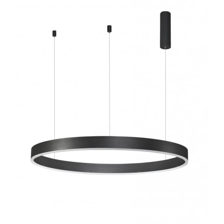 3000K Triac Dimmable Sandy Black Aluminium & Acrylic LED 60 Watt 4165Lm 230 Volt IP20 D: 100 H: 200 cm Adjustable Height - PNL