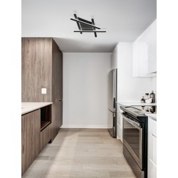 Triac Dimmable Sandy Black Aluminum & Acrylic LED 60 Watt 230 Volt 3000Lm 3000K IP20 L: 75 W: 59 H: 5.6 cm - PNL9210925 - NOVALU