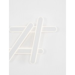 Triac Dimmable Sandy White Aluminum & Acrylic LED 60 Watt 230 Volt 3000Lm 3000K IP20 L: 75 W: 59 H: 5.6 cm - PNL9210926 - NOVALU