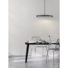 Triac Dimmable Sandy Black Aluminium & Acrylic LED 30 Watt 230 Volt 2221Lm 3000K IP20 D: 40 H: 180 cm Adjustable Height