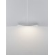 Triac Dimmable Sandy White Aluminium & Acrylic LED 30 Watt 230 Volt 2221Lm 3000K IP20 D: 40 H: 180 cm Adjustable Height - PNL9