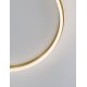 Gold Aluminium & Acrylic LED 52 Watt 230 Volt 6339Lm 3000K IP20 D: 60 H: 6 cm - PNL9212914 - NOVALUCE