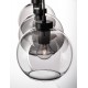 Smoky Glass Black Cord Black Metal Base LED E27 3x12 Watt 230 Volt IP20 Bulb Excluded L: 84 H 1: 17.4 H 2: 145 cm Adjustable h
