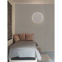 Sandy White Aluminiun & Acrylic LED 20.5W Watt 230 Volt 1450Lm 3000K IP20 D: 30 W: 3.9 H: 30cm - PNL9248158 - NOVALUCE