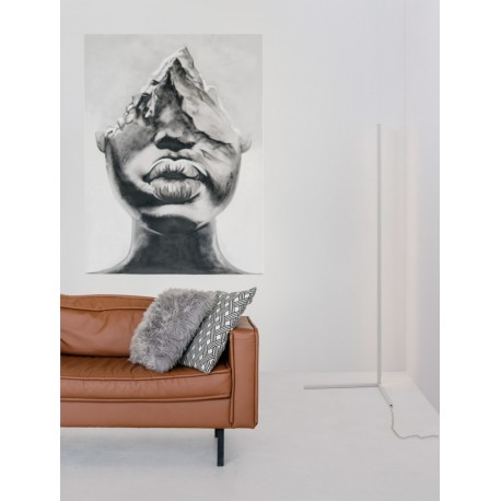 Dimmable Sandy White Aluminium & Acrylic LED 18 Watt 230 Volt 1700Lm 3000K IP20 L: 58.5 W: 39.8 H: 140.5 cm - PNL9267109 - NOV