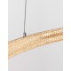 Triac Dimmable Antique Gold Brass Aluminium & Acrylic LED 35 Watt 230 Volt 2264Lm 3000K IP20 D: 60 H: 120 cm Adjustable Height 