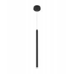 Sandy Black Aluminium & Acrylic LED 3 Watt 230 Volt 271Lm 3000K IP20 D: 2.5 H1: 50 H2: 150 cm Adjustable Height - PNL9287920 - N