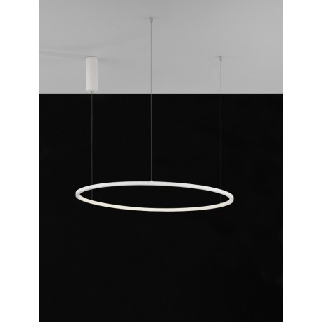 Triac Dimmable Sandy White Aluminium & Acrylic LED 46 Watt 230 Volt 1708Lm 3000K IP20 D: 80 H: 200 cm Adjustable Height - PNL