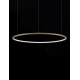 Triac Dimmable Brass Gold Aluminium & Acrylic LED 46 Watt 230 Volt 1708Lm 3000K IP20 D: 80 H: 200 cm Adjustable Height - PNL9