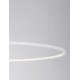 Triac Dimmable Sandy White Aluminium & Acrylic LED 59 Watt 230 Volt 2144Lm 3000K IP20 D: 100 H: 200 cm Adjustable Height - PN