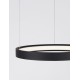Triac Dimmable Sandy Black Aluminium & Acrylic LED 22 Watt 230 Volt 1540Lm 3000K IP20 D: 40 H: 150 cm Adjustable Height - PNL