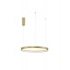 Triac Dimmable Brushed Gold Aluminium & Acrylic LED 40 Watt 230 Volt 2800Lm 3000K IP20 D: 60 H: 150 cm Adjustable height - PN