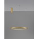 Triac Dimmable Brushed Gold Aluminium & Acrylic LED 40 Watt 230 Volt 2800Lm 3000K IP20 D: 60 H: 150 cm Adjustable height - PN