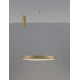 Triac Dimmable Brushed Gold Aluminium & Acrylic LED 40 Watt 230 Volt 2800Lm 3000K IP20 D: 60 H: 150 cm Adjustable height - PN