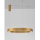 CCT Dimmable Brass Gold Aluminium & Acrylic LED 59 Watt 230 Volt 4076Lm 2700K - 4000K IP20 Remote Control Included D: 80 H: 
